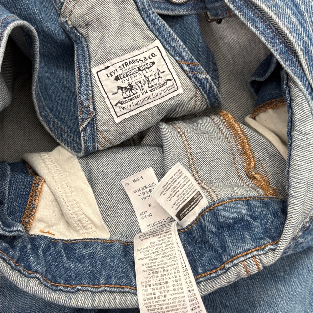 Levi's Blue Denim Overalls - Picture 5 of 5